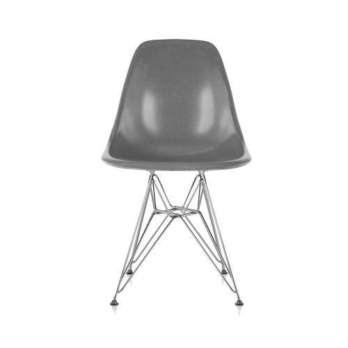 Eames Fiberglass Side Chair / DFSR / Chrome