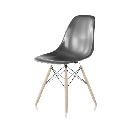 Eames Fiberglass Side Chair / DFSW / Chrome