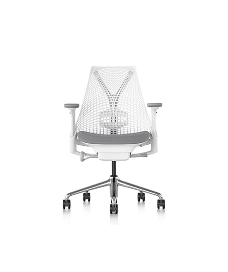 Sayl Chair / White / Aluminum base