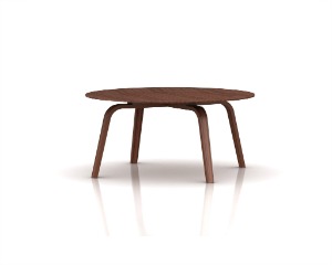 Eames Molded Plywood Coffee Table / Wood