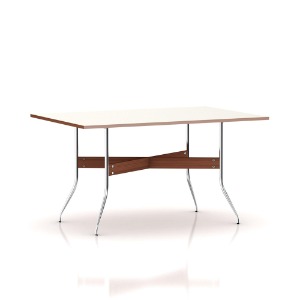 Nelson Swag Leg Dining Table with Rectangular Top,WHite